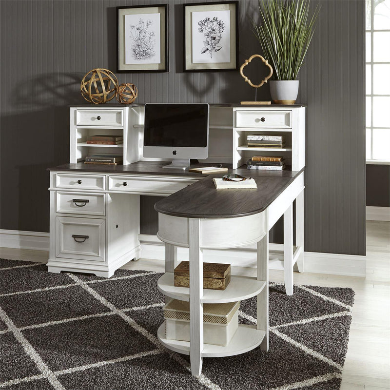 Liberty Furniture Industries Inc. Office Desks L-Shaped Desks 417-HOJ-LSD IMAGE 6
