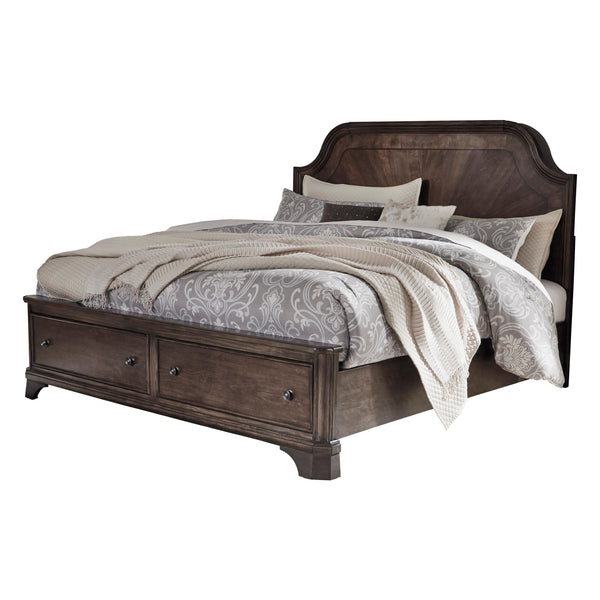 Signature Design by Ashley Adinton Queen Panel Bed with Storage B517-57/B517-54S/B517-98 IMAGE 1