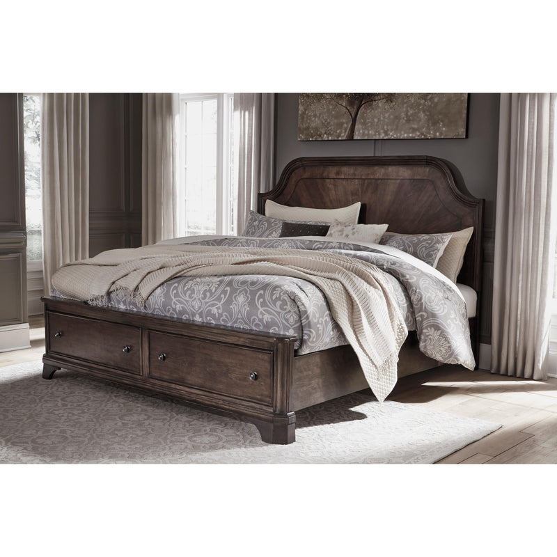 Signature Design by Ashley Adinton Queen Panel Bed with Storage B517-57/B517-54S/B517-98 IMAGE 3