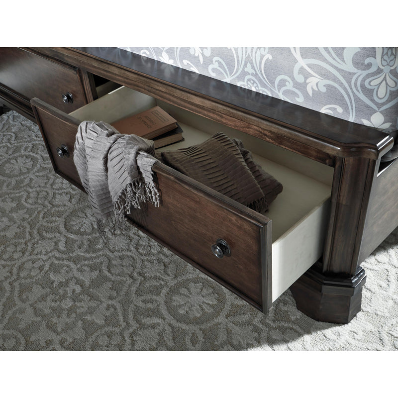 Signature Design by Ashley Adinton Queen Panel Bed with Storage B517-57/B517-54S/B517-98 IMAGE 5