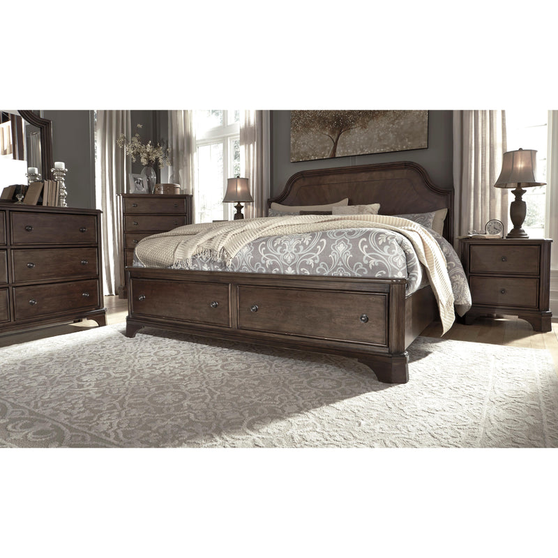 Signature Design by Ashley Adinton Queen Panel Bed with Storage B517-57/B517-54S/B517-98 IMAGE 6
