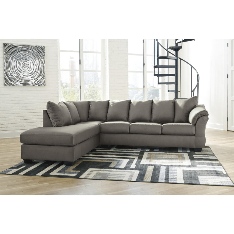 Signature Design by Ashley Darcy Fabric 2 pc Sectional 7500516/7500567 IMAGE 2