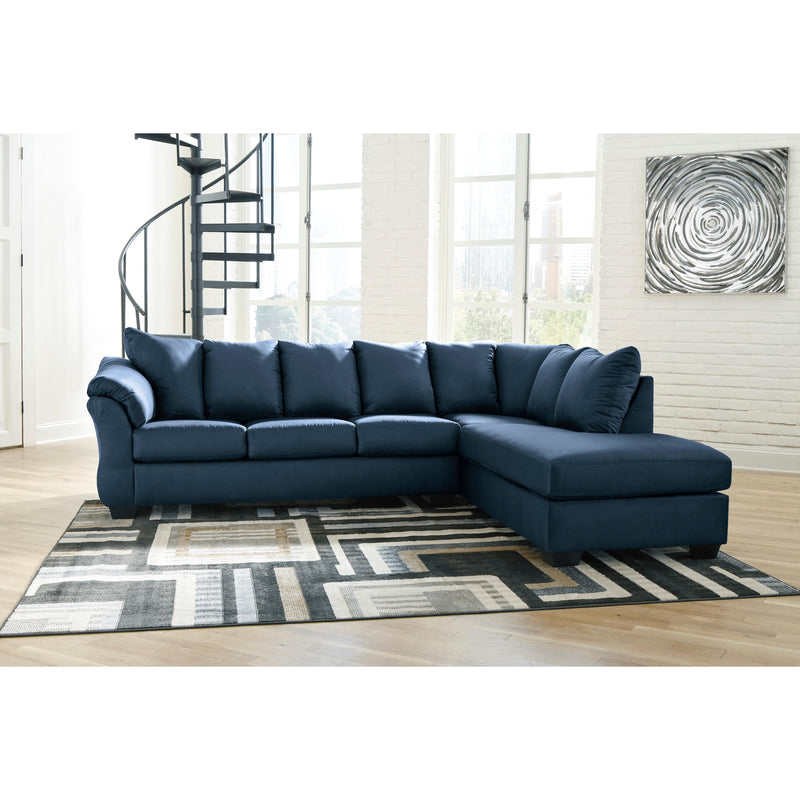 Signature Design by Ashley Darcy Fabric 2 pc Sectional 7500766/7500717 IMAGE 2