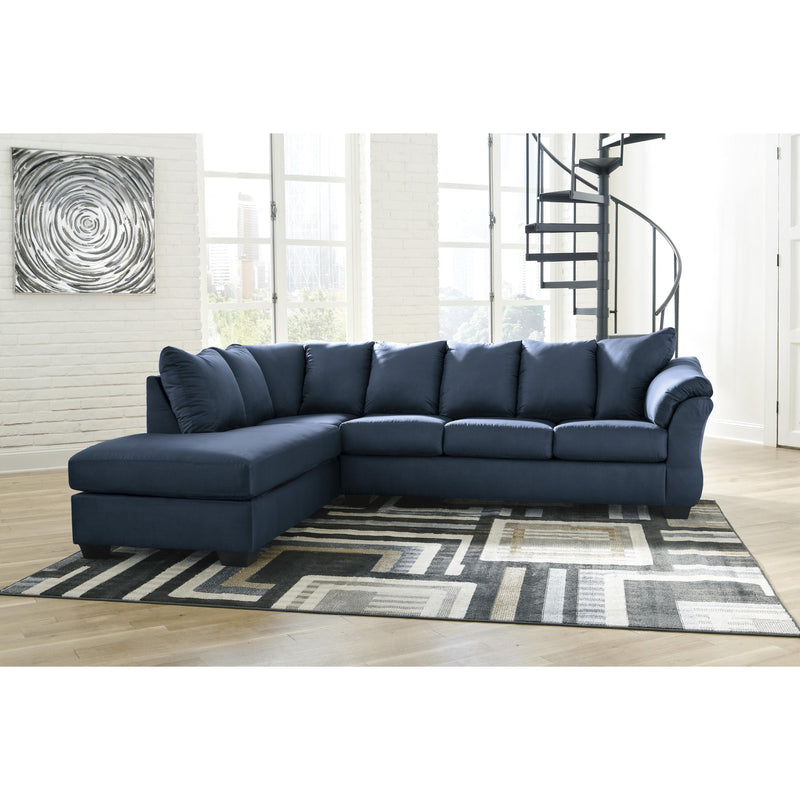 Signature Design by Ashley Darcy Fabric 2 pc Sectional 7500716/7500767 IMAGE 2