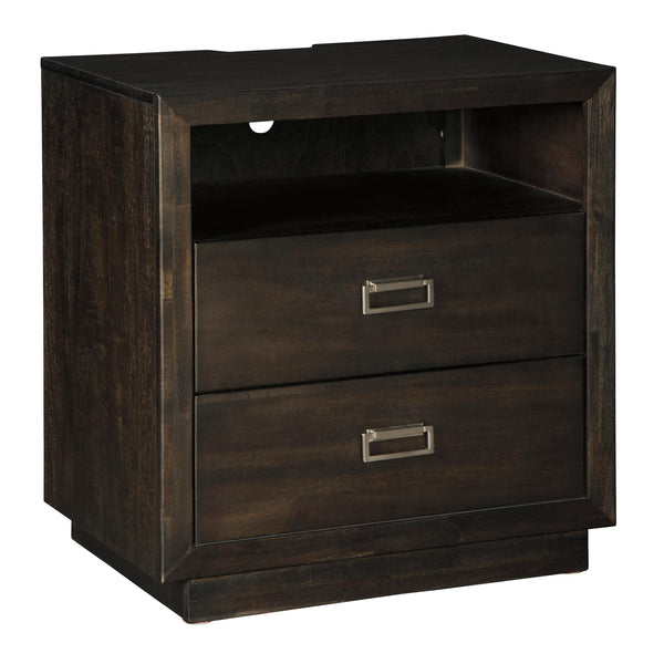 Signature Design by Ashley Hyndell 2-Drawer Nightstand B731-92 IMAGE 1