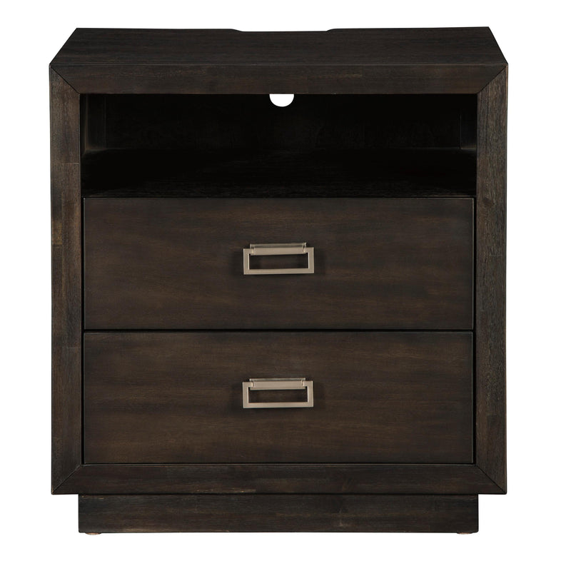 Signature Design by Ashley Hyndell 2-Drawer Nightstand B731-92 IMAGE 2