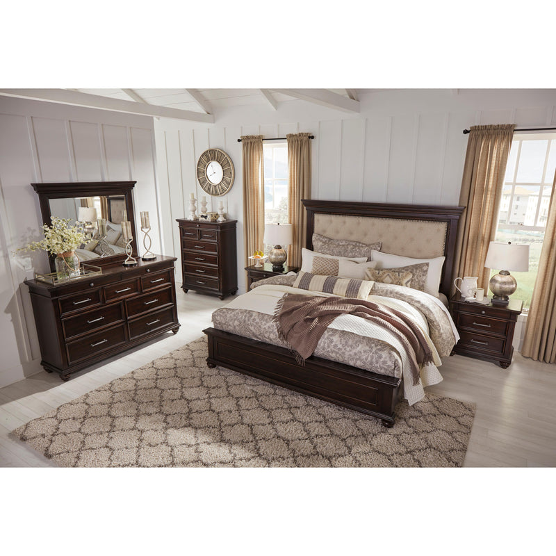 Signature Design by Ashley Brynhurst Queen Upholstered Panel Bed B788-157/B788-54/B788-96 IMAGE 4