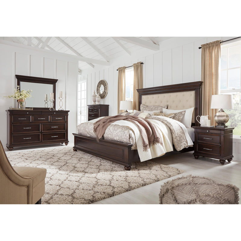 Signature Design by Ashley Brynhurst Queen Upholstered Panel Bed B788-157/B788-54/B788-96 IMAGE 7