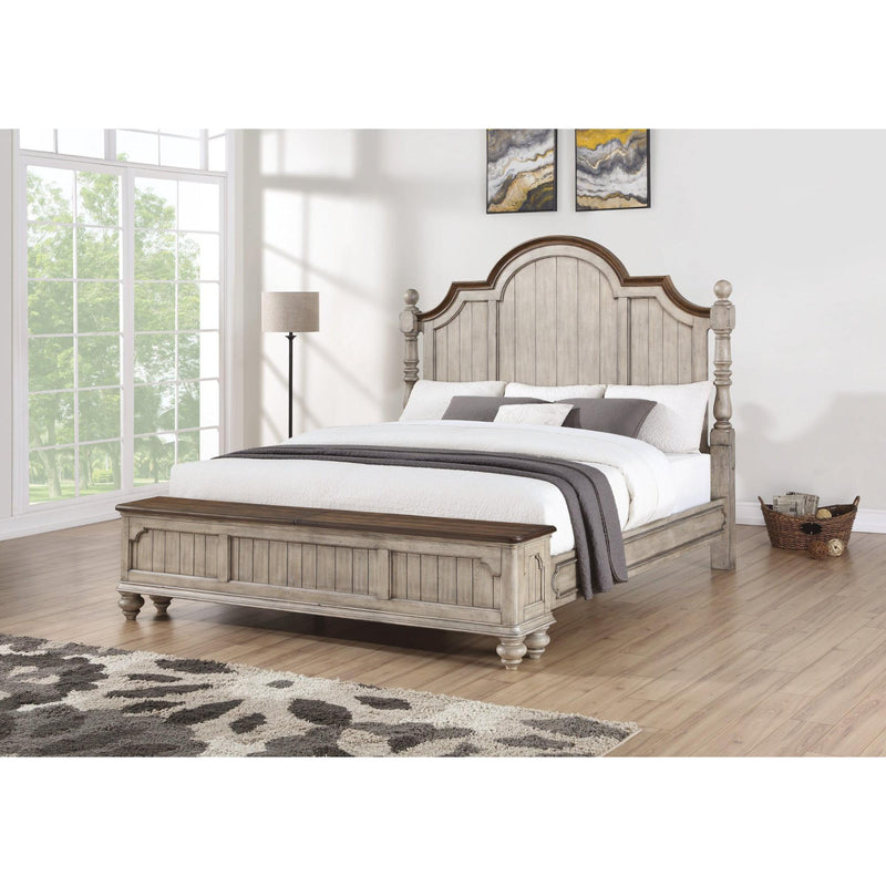 Flexsteel Plymouth Queen Poster Bed with Storage W1047-90QS IMAGE 3