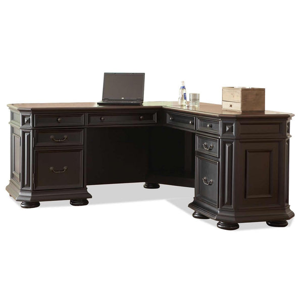 Riverside Furniture Office Desks L-Shaped Desks 44728 IMAGE 1