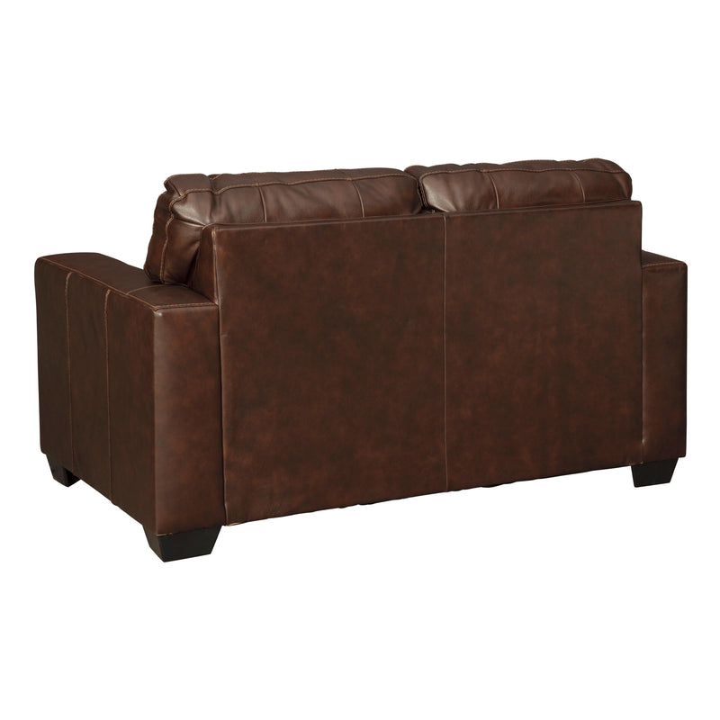 Signature Design by Ashley Morelos Stationary Leather Match Loveseat 3450235 IMAGE 4