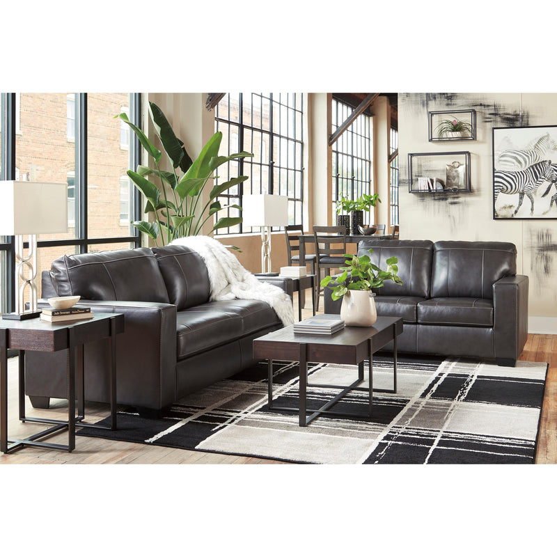 Signature Design by Ashley Morelos Stationary Leather Match Loveseat 3450335 IMAGE 8