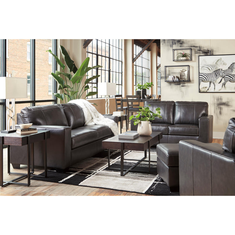 Signature Design by Ashley Morelos Stationary Leather Match Loveseat 3450335 IMAGE 9