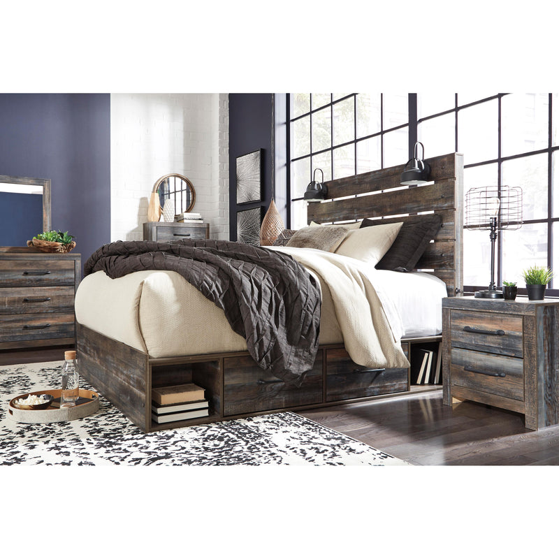 Signature Design by Ashley Drystan Queen Panel Bed with Storage B211-57/B211-54/B211-160/B100-13 IMAGE 3