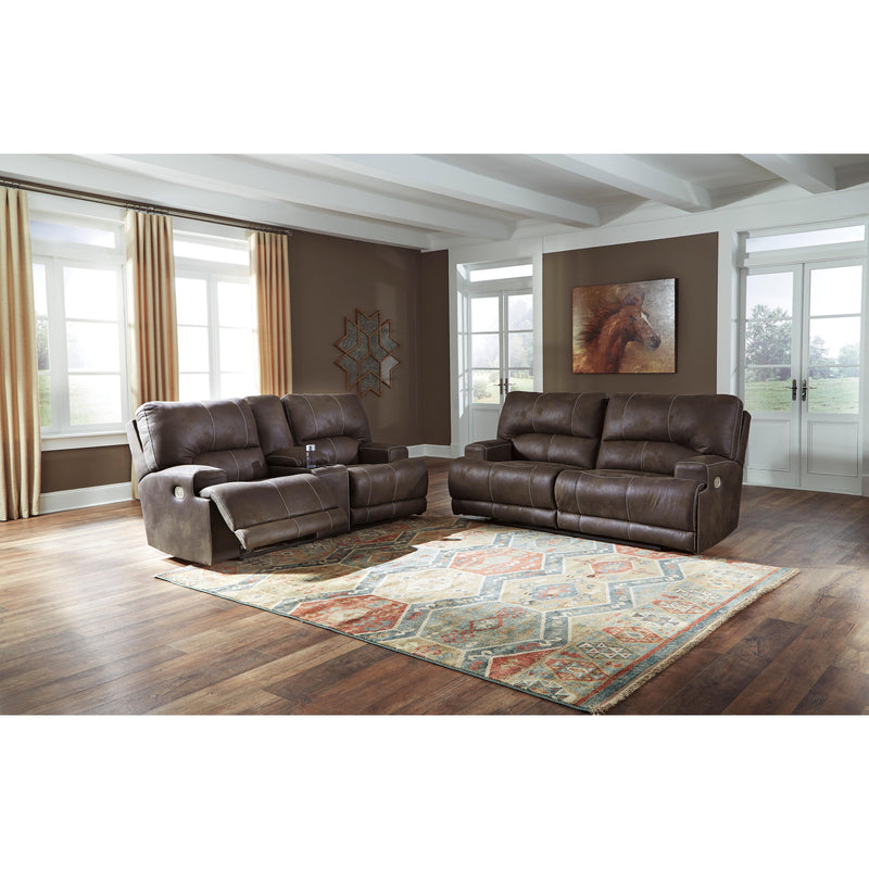 Signature Design by Ashley Kitching Power Reclining Leather Look Sofa 4160447 IMAGE 7