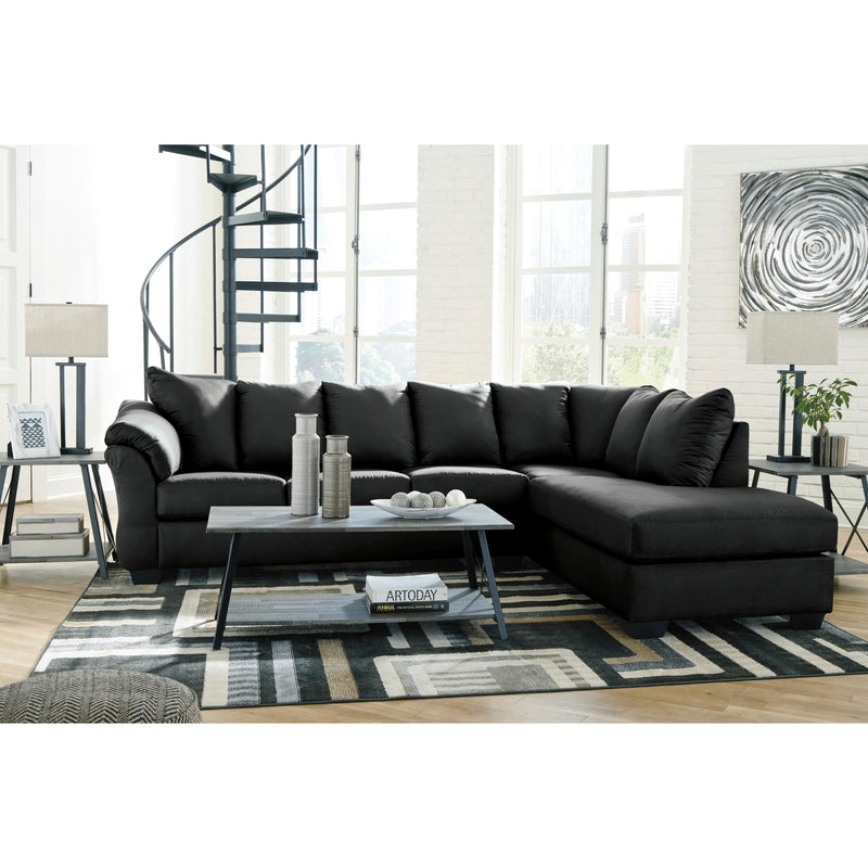 Signature Design by Ashley Darcy Fabric 2 pc Sectional 7500866/7500817 IMAGE 4