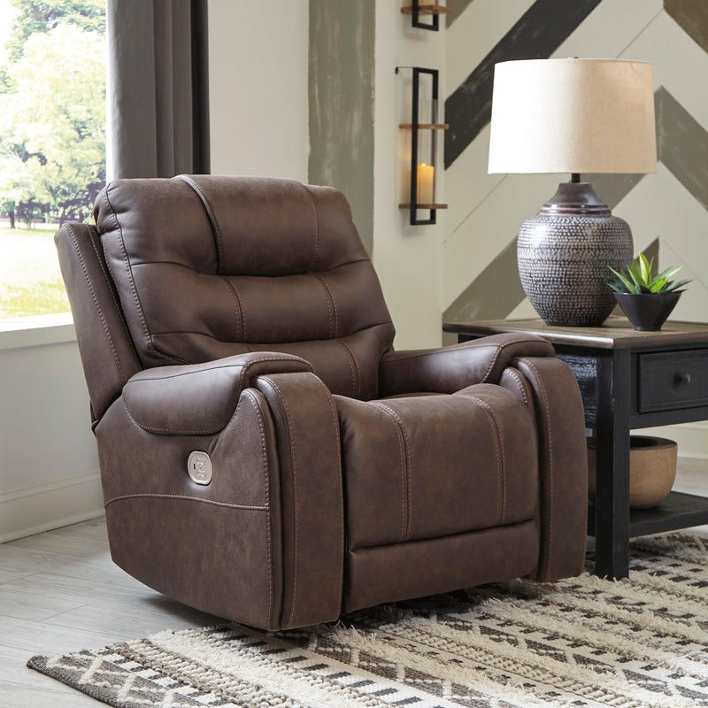 Signature Design by Ashley Yacolt Power Leather Look Recliner 8200213 IMAGE 6