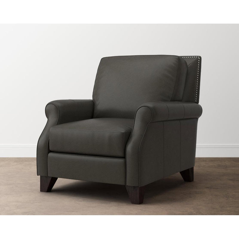 Bassett Greyson Stationary Leather Chair 3971-12G IMAGE 2