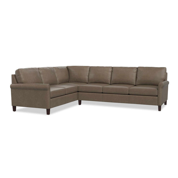 Bassett American Casual Leather Sectional 3119-LSECTLL LC99-9 IMAGE 1
