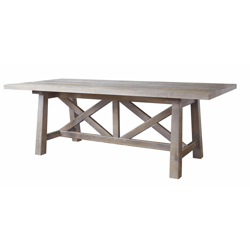 Bassett Bench Made Dining Table with Trestle Base Bench Made 4017-9038 Oak 90" Artisan Table - Oak IMAGE 1