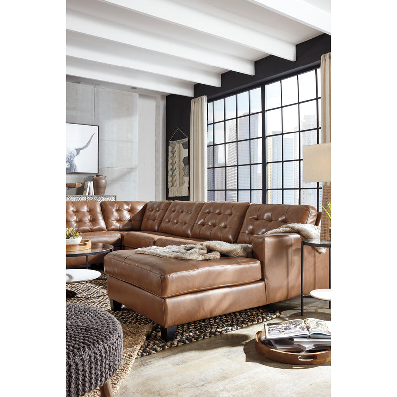 Signature Design by Ashley Baskove Leather Match 4 pc Sectional 1110255/1110234/1110277/1110217 IMAGE 6