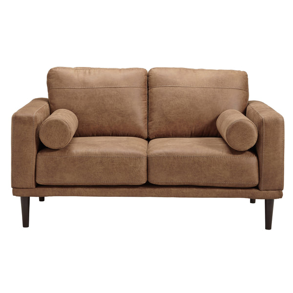 Signature Design by Ashley Arroyo Stationary Leather Look Loveseat 8940135 IMAGE 1
