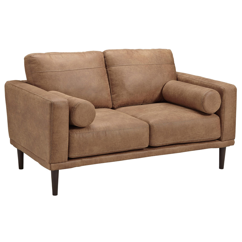 Signature Design by Ashley Arroyo Stationary Leather Look Loveseat 8940135 IMAGE 2