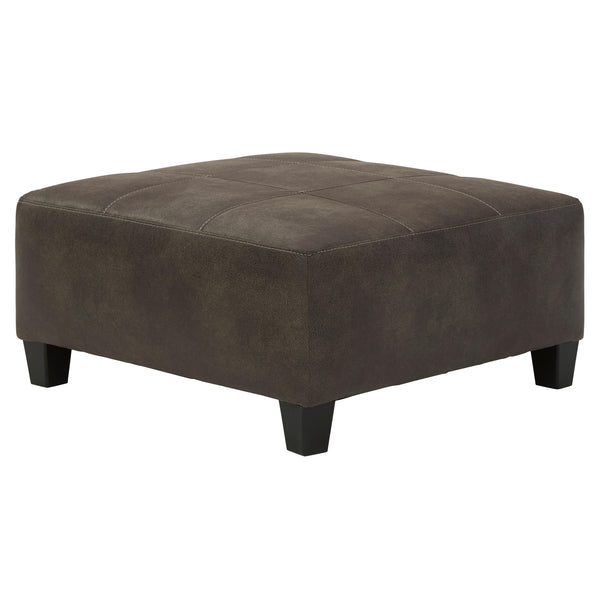 Signature Design by Ashley Navi Leather Look Ottoman 9400208 IMAGE 1
