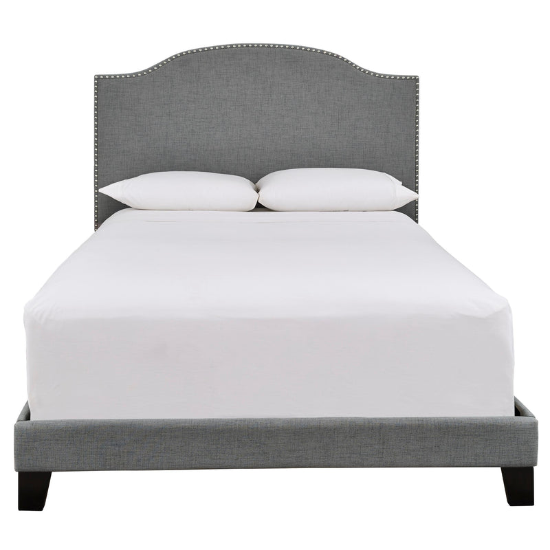 Signature Design by Ashley Adelloni Queen Upholstered Platform Bed B080-181 IMAGE 2