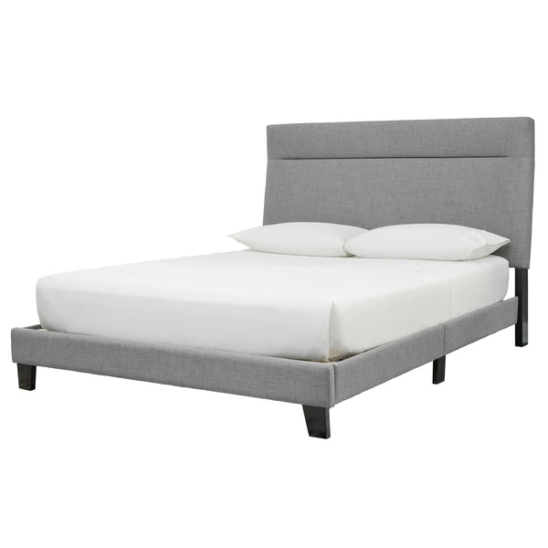 Signature Design by Ashley Adelloni Queen Upholstered Platform Bed B080-381 IMAGE 1