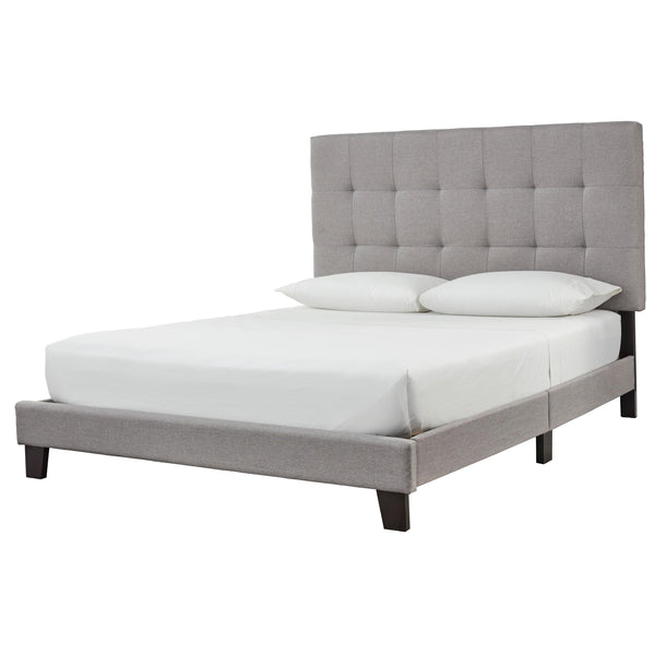 Signature Design by Ashley Adelloni Queen Upholstered Platform Bed B080-581 IMAGE 1