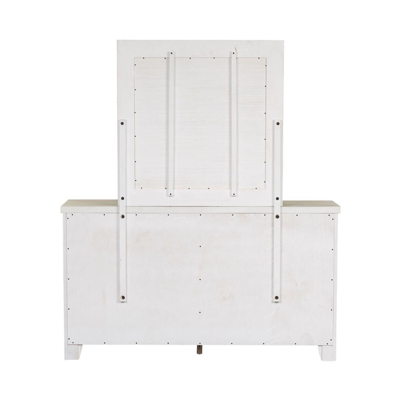 Liberty Furniture Industries Inc. Modern Farmhouse 8-Drawer Dresser with Mirror 406W-BR-DM IMAGE 5