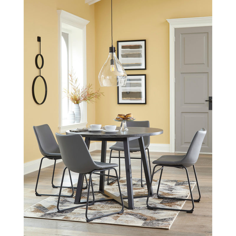 Signature Design by Ashley Round Centiar Dining Table with Pedestal Base D372-16 IMAGE 10