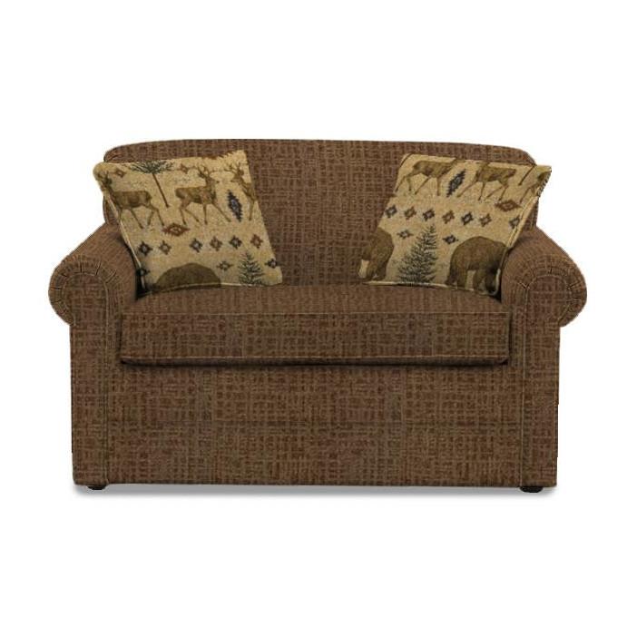 England Furniture Savona Fabric Twin Sleeper Chair Savona 900-07 Twin Sleeper - Perth Leather (Perlea) IMAGE 1