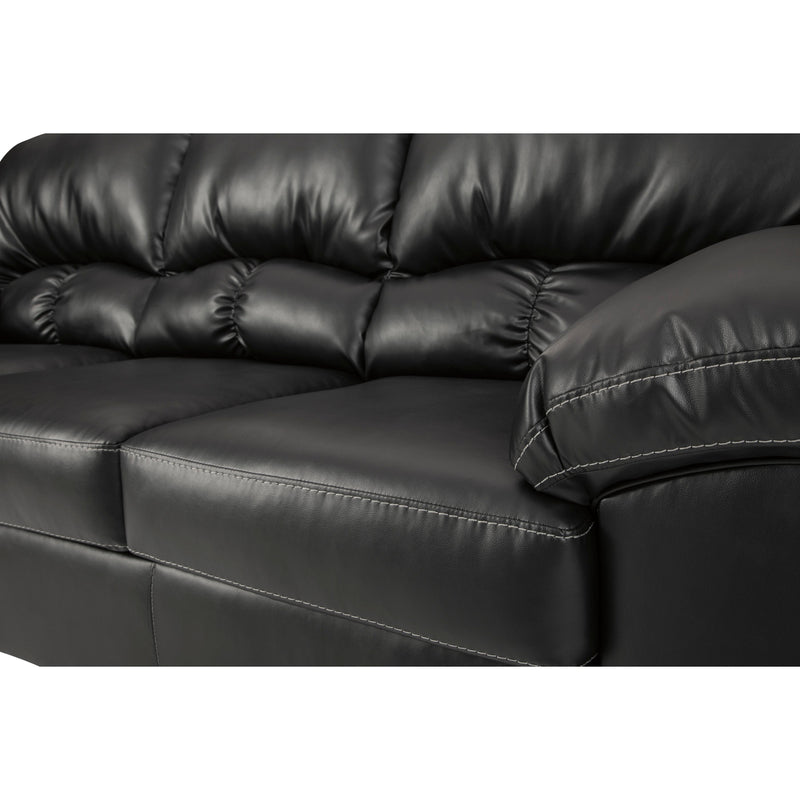 Benchcraft Brazoria Stationary Leather Look Sofa 2470238 IMAGE 7