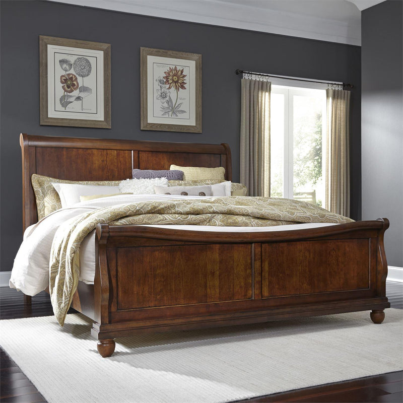 Liberty Furniture Industries Inc. Rustic Traditions California King Sleigh Bed 589-BR-KCS IMAGE 1