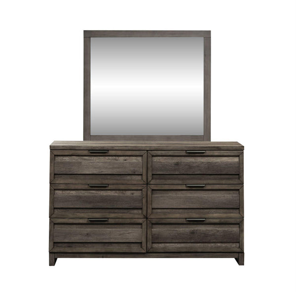 Liberty Furniture Industries Inc. Tanners Creek 6-Drawer Dresser with Mirror 686-BR-DM IMAGE 1