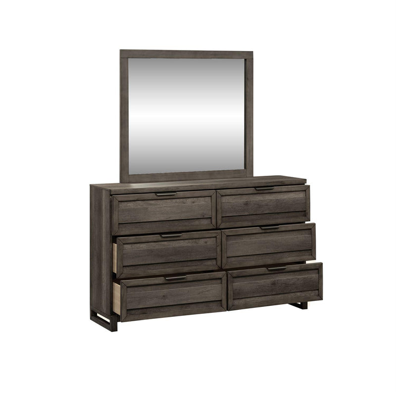 Liberty Furniture Industries Inc. Tanners Creek 6-Drawer Dresser with Mirror 686-BR-DM IMAGE 3