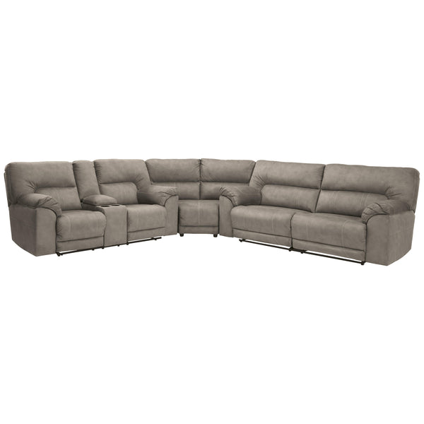 Benchcraft Cavalcade Reclining Leather Look 3 pc Sectional 7760181/7760177/7760194 IMAGE 1