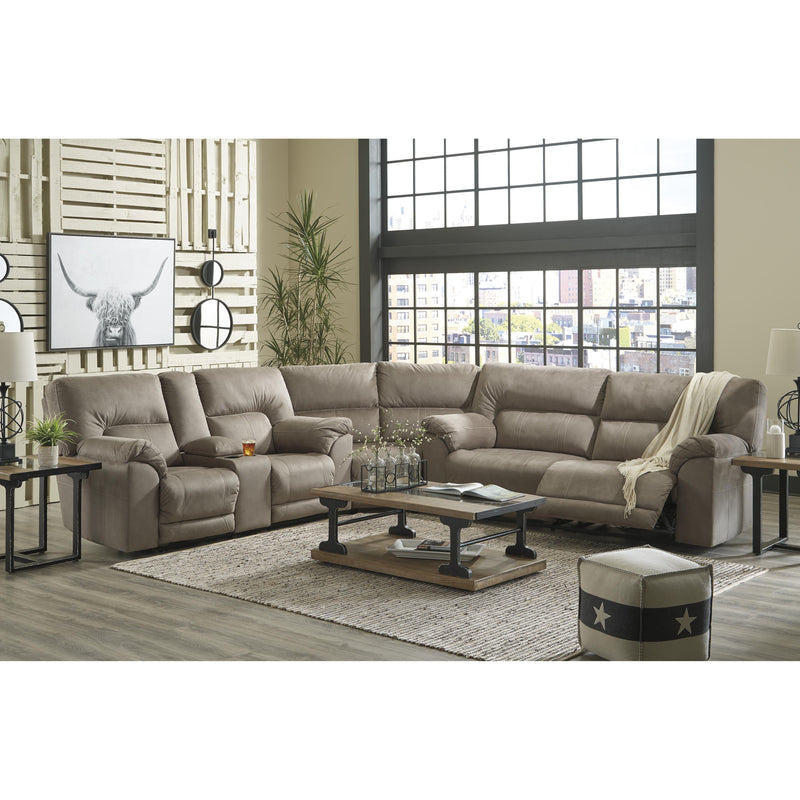 Benchcraft Cavalcade Reclining Leather Look 3 pc Sectional 7760181/7760177/7760194 IMAGE 4