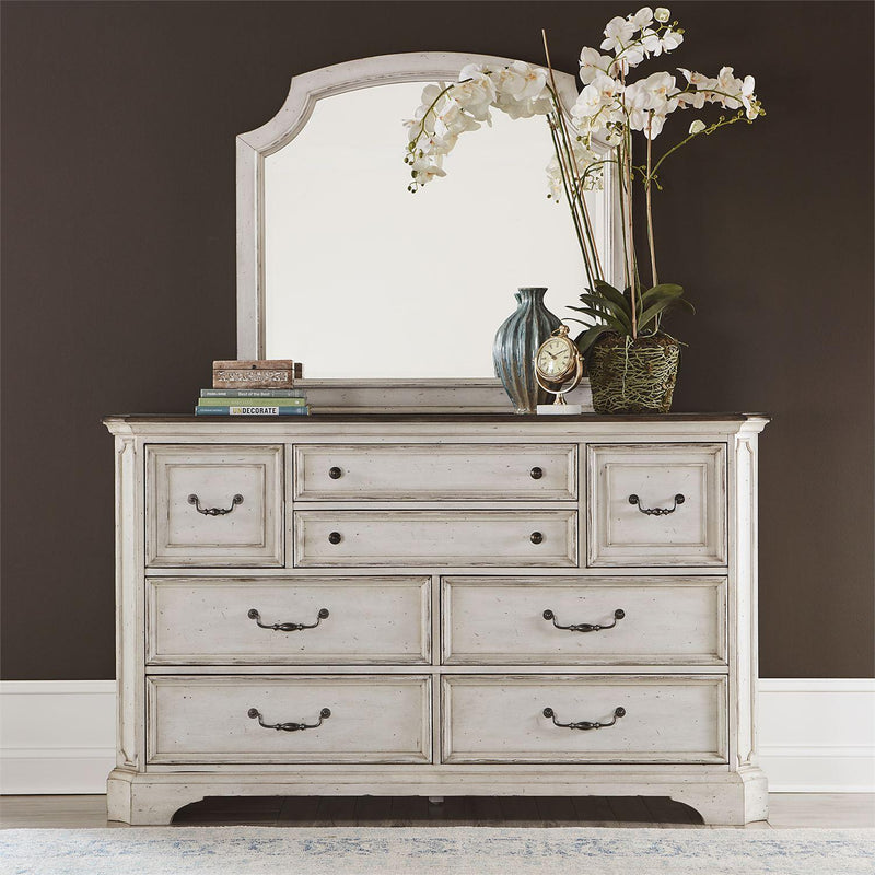 Liberty Furniture Industries Inc. Abbey Road Arched Dresser Mirror 455W-BR51 IMAGE 3
