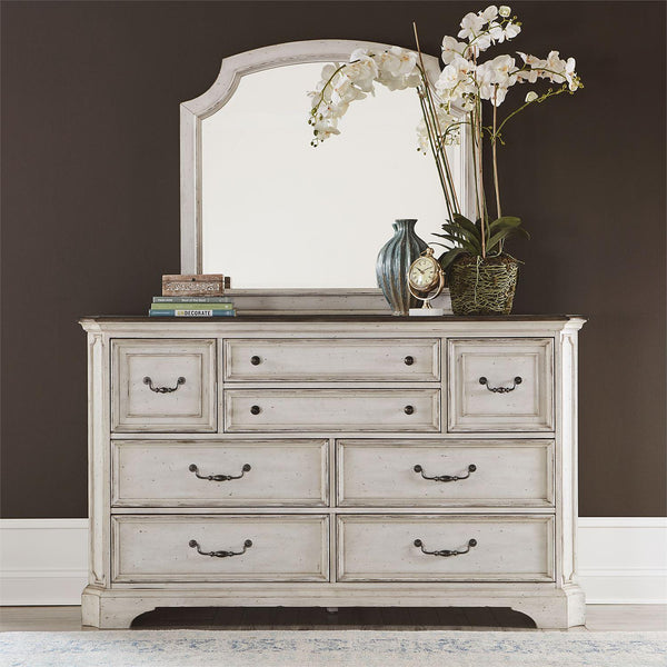 Liberty Furniture Industries Inc. Abbey Road 8-Drawer Dresser with Mirror 455W-BR-DM IMAGE 1