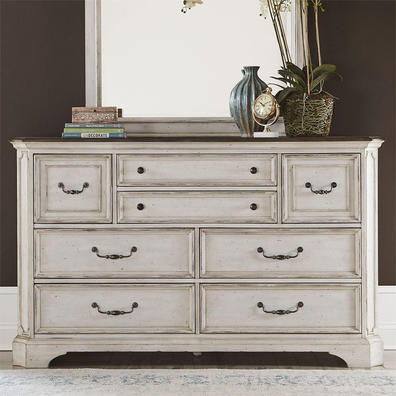Liberty Furniture Industries Inc. Abbey Road 8-Drawer Dresser with Mirror 455W-BR-DM IMAGE 3