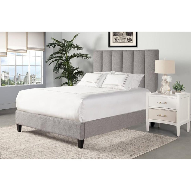 Parker Living Sleep Avery King Upholstered Panel Bed BAVE#9000HB-STR/BAVE#9020FBR-STR