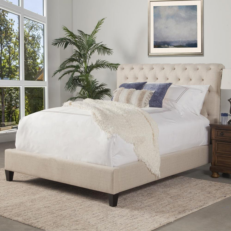 Parker Living Sleep Cameron King Upholstered Panel Bed BCAM#9000HB-DOW/BCAM#9020FBR-DOW
