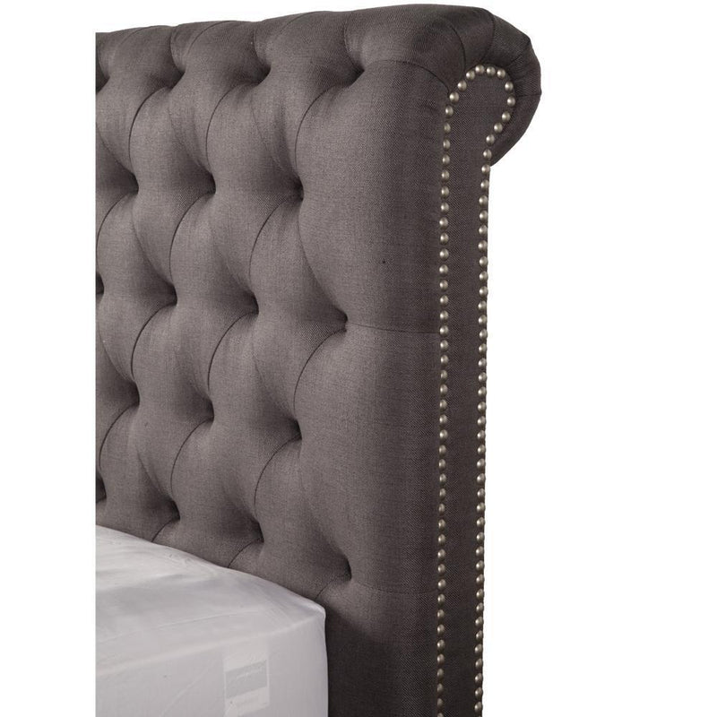 Parker Living Sleep Cameron Queen Upholstered Panel Bed BCAM#8000HB-SEA/BCAM#8020FBR-SEA