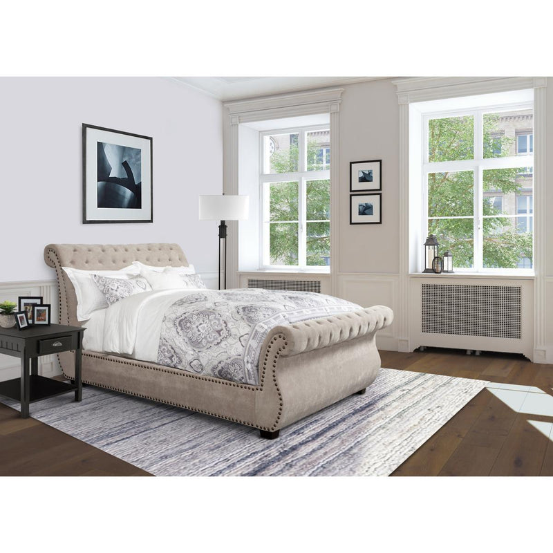 Parker Living Sleep Claire Queen Upholstered Sleigh Bed BCLA#8000HB-KHA/BCLA#8010FB-KHA/BCLA#8015R-KHA