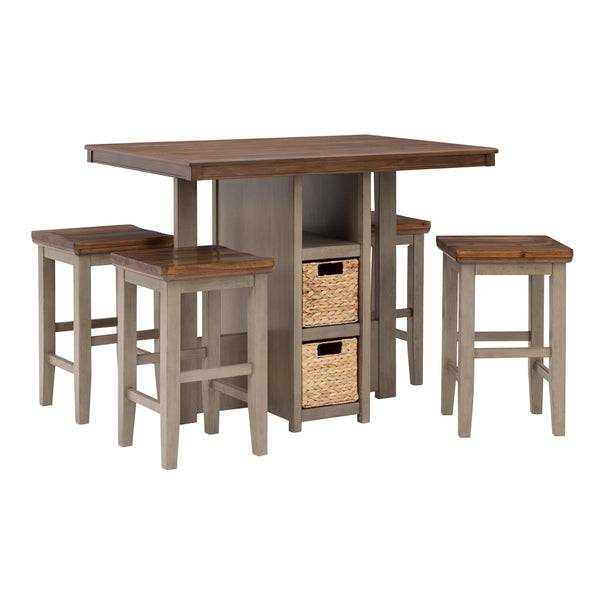 Signature Design by Ashley Lettner 5 pc Counter Height Dinette D733-223 IMAGE 1