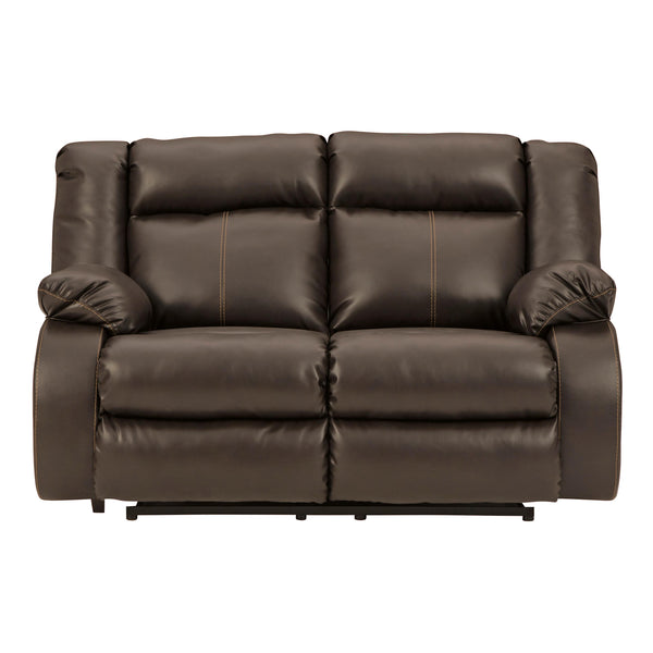 Signature Design by Ashley Denoron Power Reclining Leather Look Loveseat 5350574 IMAGE 1