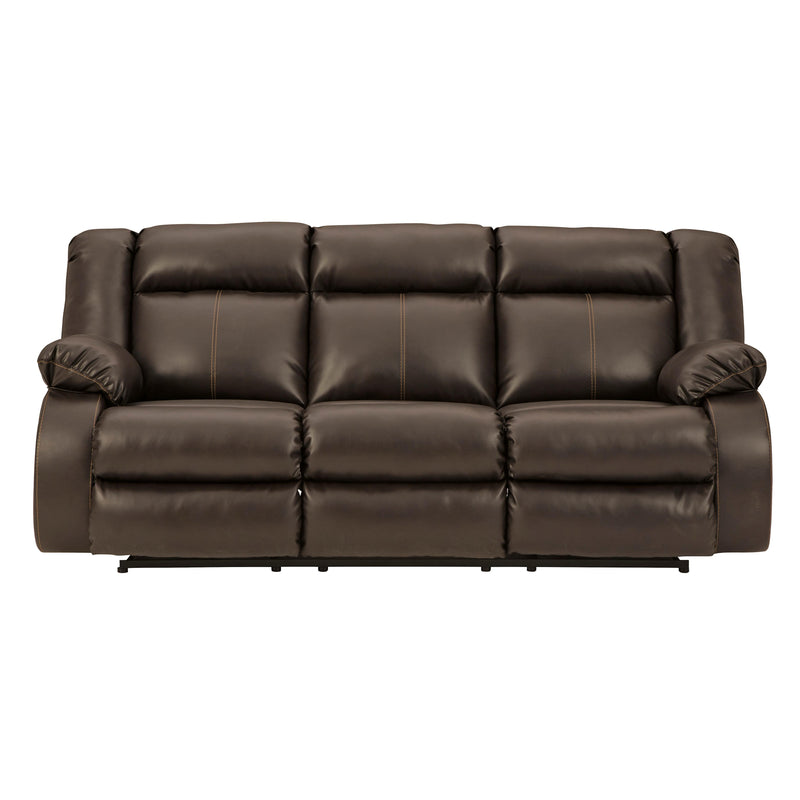 Signature Design by Ashley Denoron Power Reclining Leather Look Sofa 5350587 IMAGE 1